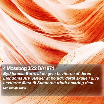 4 Mosebog 35:2 DA1871 Bible Verse Image
