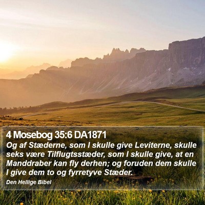 4 Mosebog 35:6 DA1871 Bible Verse Image