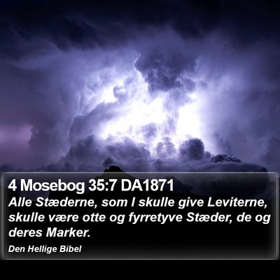 4 Mosebog 35:7 DA1871 Bible Verse Image