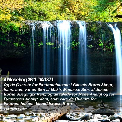4 Mosebog 36:1 DA1871 Bible Verse Image