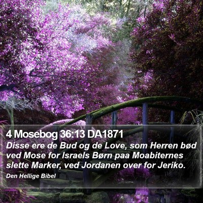 4 Mosebog 36:13 DA1871 Bible Verse Image
