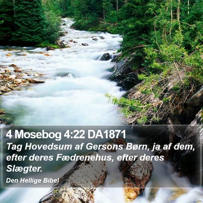4 Mosebog 4:22 DA1871 Bible Verse Image