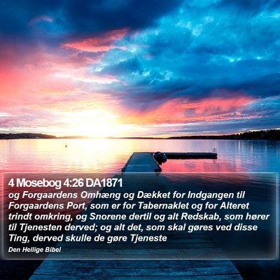 4 Mosebog 4:26 DA1871 Bible Verse Image