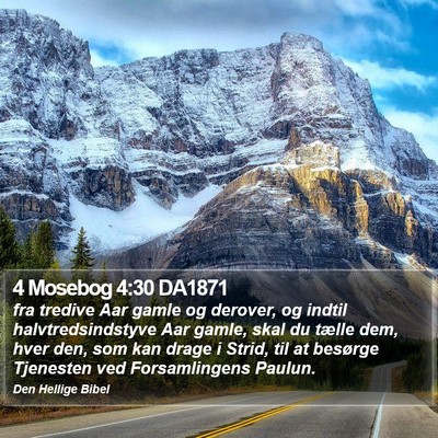 4 Mosebog 4:30 DA1871 Bible Verse Image