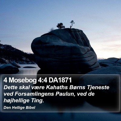 4 Mosebog 4:4 DA1871 Bible Verse Image
