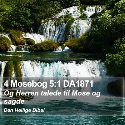 4 Mosebog 5:1 DA1871 Bible Verse Image