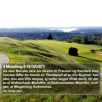 4 Mosebog 5:15 DA1871 Bible Verse Image