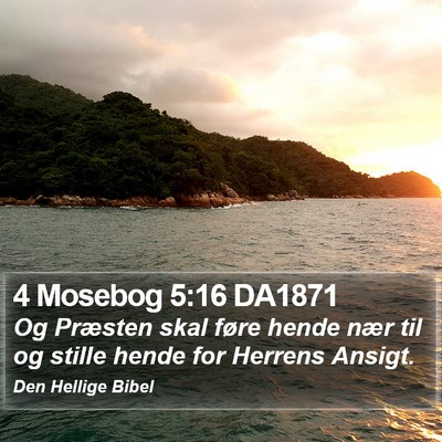 4 Mosebog 5:16 DA1871 Bible Verse Image