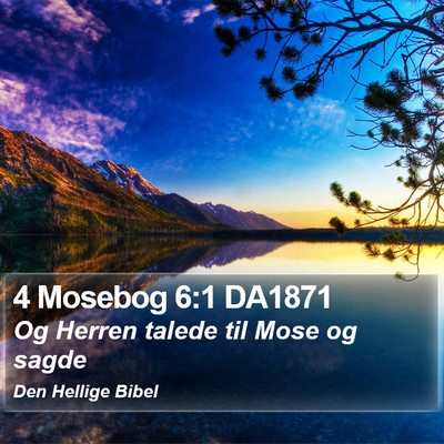 4 Mosebog 6:1 DA1871 Bible Verse Image