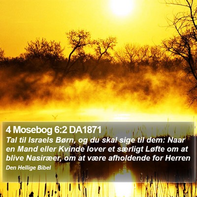4 Mosebog 6:2 DA1871 Bible Verse Image