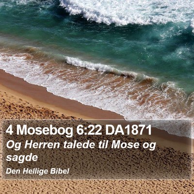 4 Mosebog 6:22 DA1871 Bible Verse Image