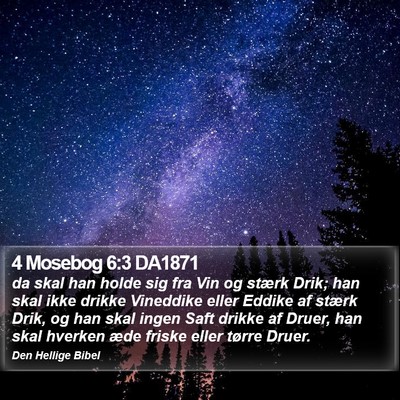 4 Mosebog 6:3 DA1871 Bible Verse Image