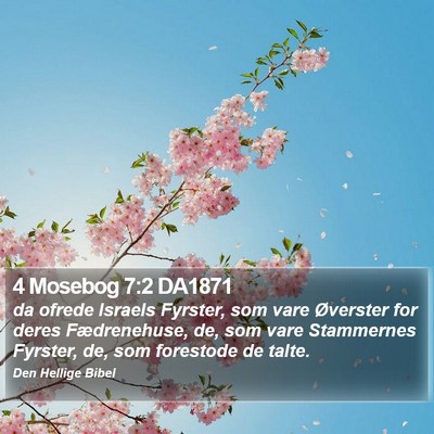 4 Mosebog 7:2 DA1871 Bible Verse Image