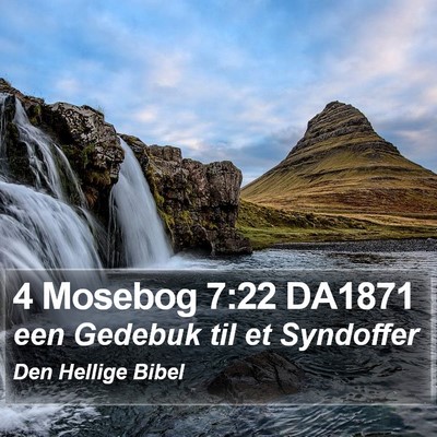 4 Mosebog 7:22 DA1871 Bible Verse Image