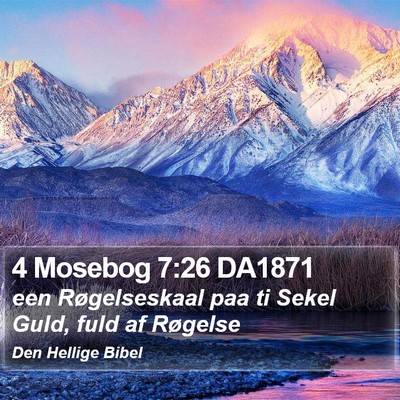 4 Mosebog 7:26 DA1871 Bible Verse Image