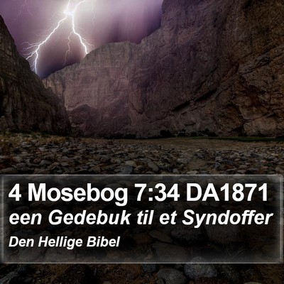 4 Mosebog 7:34 DA1871 Bible Verse Image
