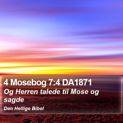 4 Mosebog 7:4 DA1871 Bible Verse Image