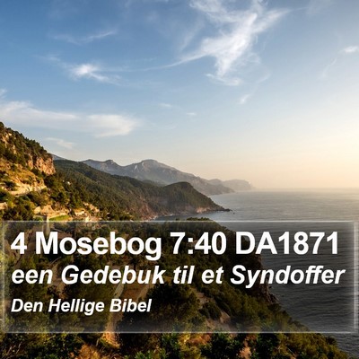 4 Mosebog 7:40 DA1871 Bible Verse Image