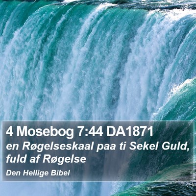 4 Mosebog 7:44 DA1871 Bible Verse Image