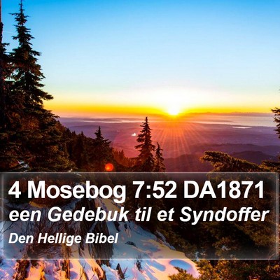 4 Mosebog 7:52 DA1871 Bible Verse Image