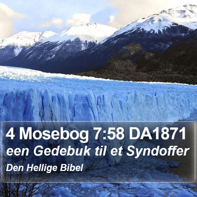 4 Mosebog 7:58 DA1871 Bible Verse Image
