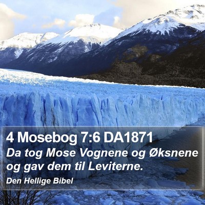 4 Mosebog 7:6 DA1871 Bible Verse Image