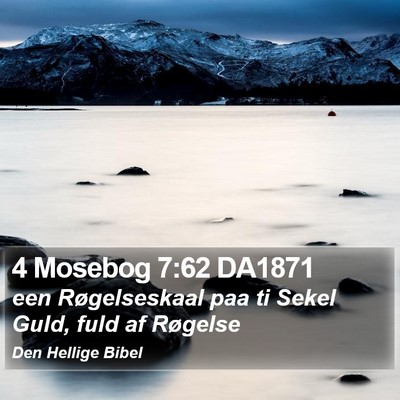 4 Mosebog 7:62 DA1871 Bible Verse Image