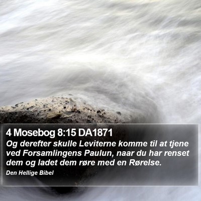 4 Mosebog 8:15 DA1871 Bible Verse Image
