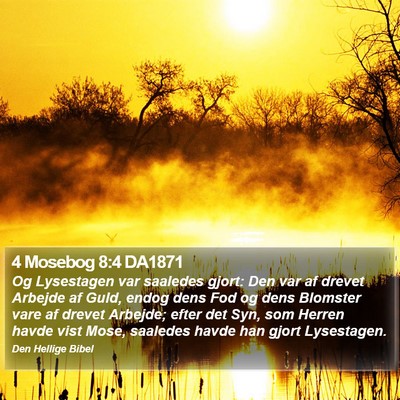 4 Mosebog 8:4 DA1871 Bible Verse Image