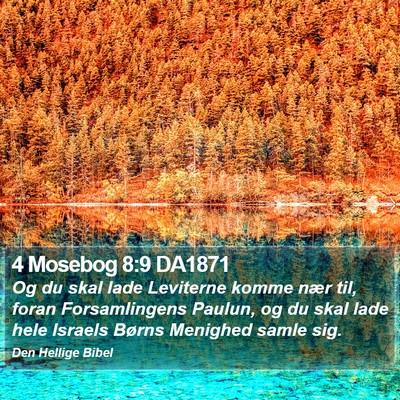 4 Mosebog 8:9 DA1871 Bible Verse Image