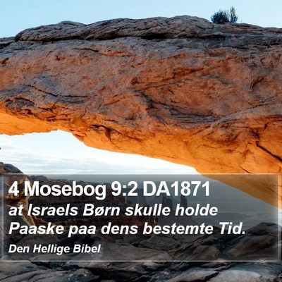 4 Mosebog 9:2 DA1871 Bible Verse Image