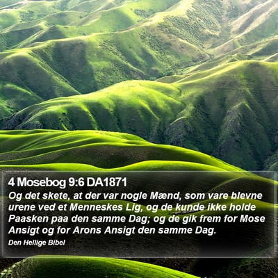 4 Mosebog 9:6 DA1871 Bible Verse Image