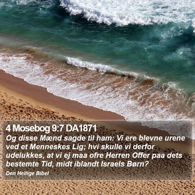 4 Mosebog 9:7 DA1871 Bible Verse Image