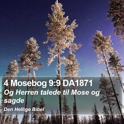 4 Mosebog 9:9 DA1871 Bible Verse Image