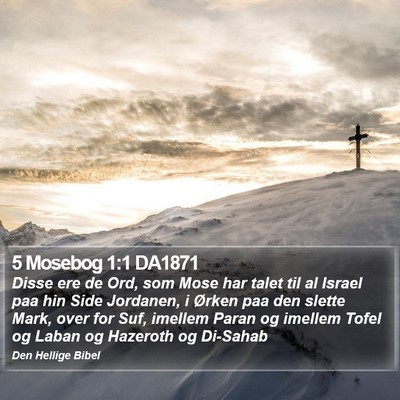 5 Mosebog 1:1 DA1871 Bible Verse Image