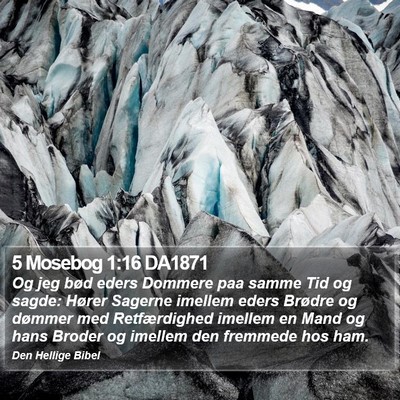5 Mosebog 1:16 DA1871 Bible Verse Image