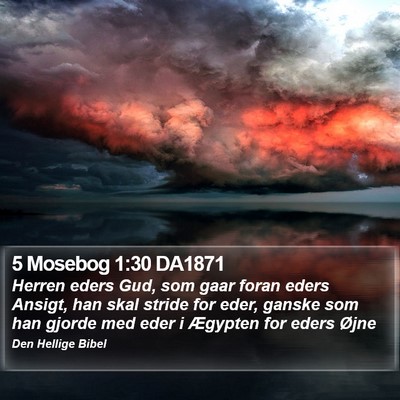 5 Mosebog 1:30 DA1871 Bible Verse Image