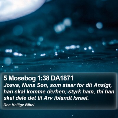 5 Mosebog 1:38 DA1871 Bible Verse Image