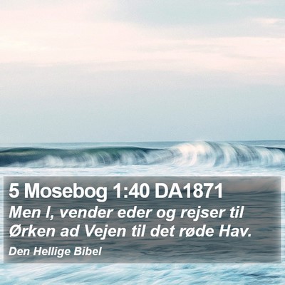 5 Mosebog 1:40 DA1871 Bible Verse Image