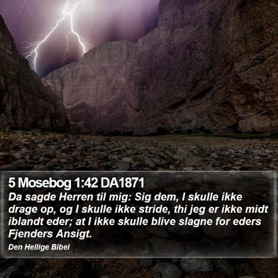 5 Mosebog 1:42 DA1871 Bible Verse Image