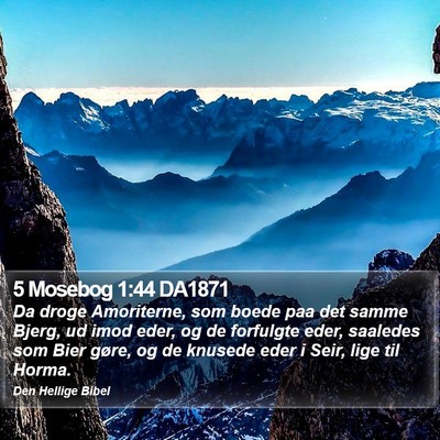 5 Mosebog 1:44 DA1871 Bible Verse Image