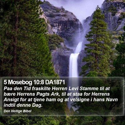 5 Mosebog 10:8 DA1871 Bible Verse Image