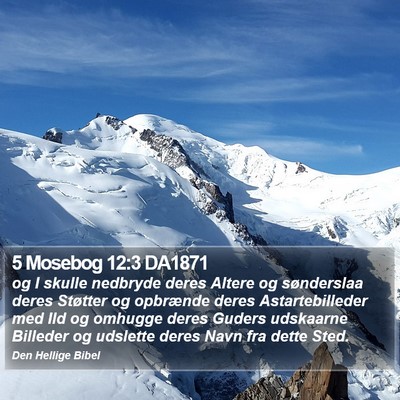 5 Mosebog 12:3 DA1871 Bible Verse Image