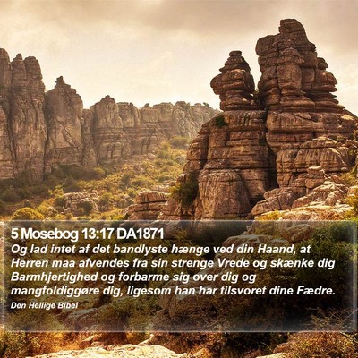 5 Mosebog 13:17 DA1871 Bible Verse Image