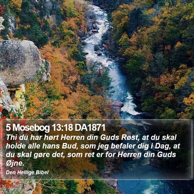 5 Mosebog 13:18 DA1871 Bible Verse Image