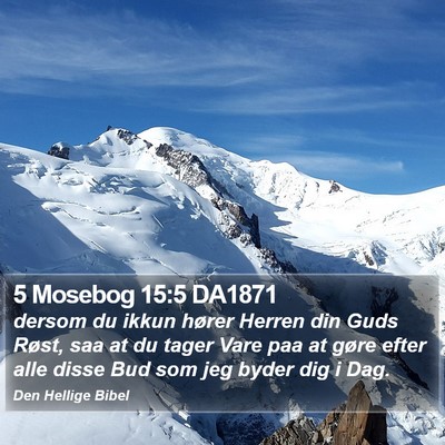 5 Mosebog 15:5 DA1871 Bible Verse Image