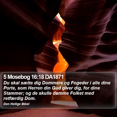 5 Mosebog 16:18 DA1871 Bible Verse Image