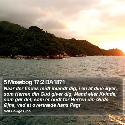 5 Mosebog 17:2 DA1871 Bible Verse Image