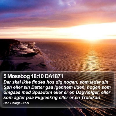 5 Mosebog 18:10 DA1871 Bible Verse Image