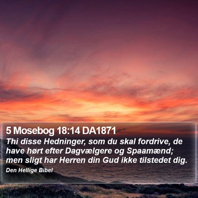 5 Mosebog 18:14 DA1871 Bible Verse Image